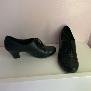 Lollita Styles Lace Up Black Heel Shoes